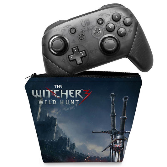 Capa Case Nintendo Switch Pro Controle - The Witcher 3: Wild Hunt