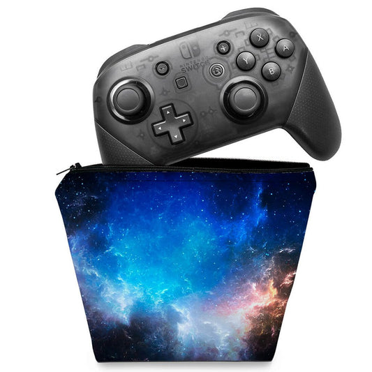 Capa Case Nintendo Switch Pro Controle - Universo Cosmos