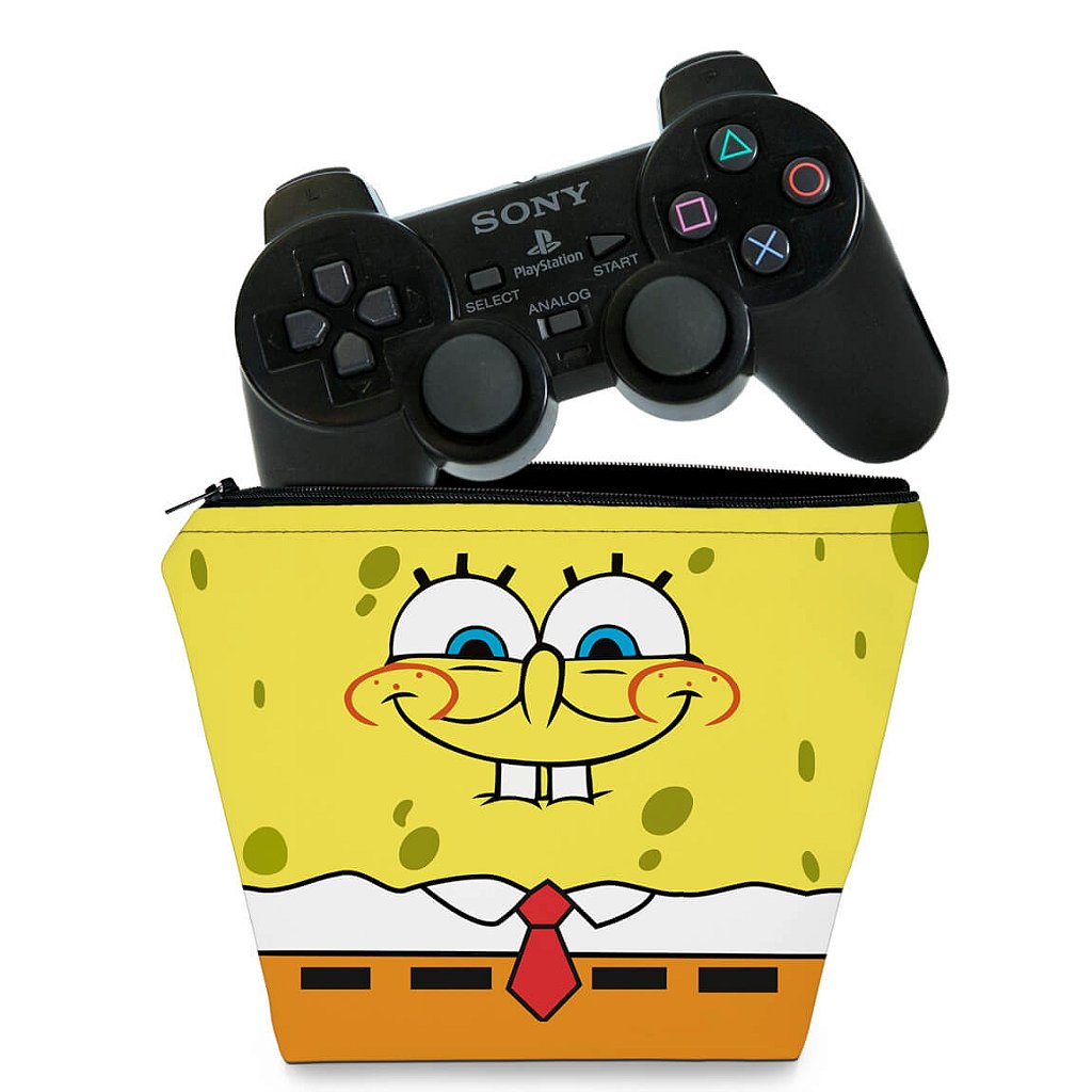 Capa Case PS2 Controle - Bob Esponja