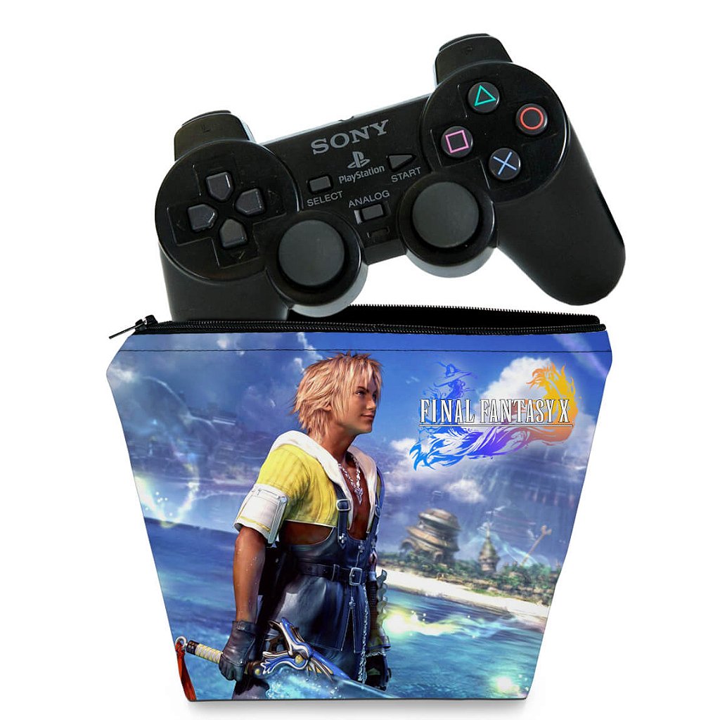 Capa Case PS2 Controle - Final Fantasy X