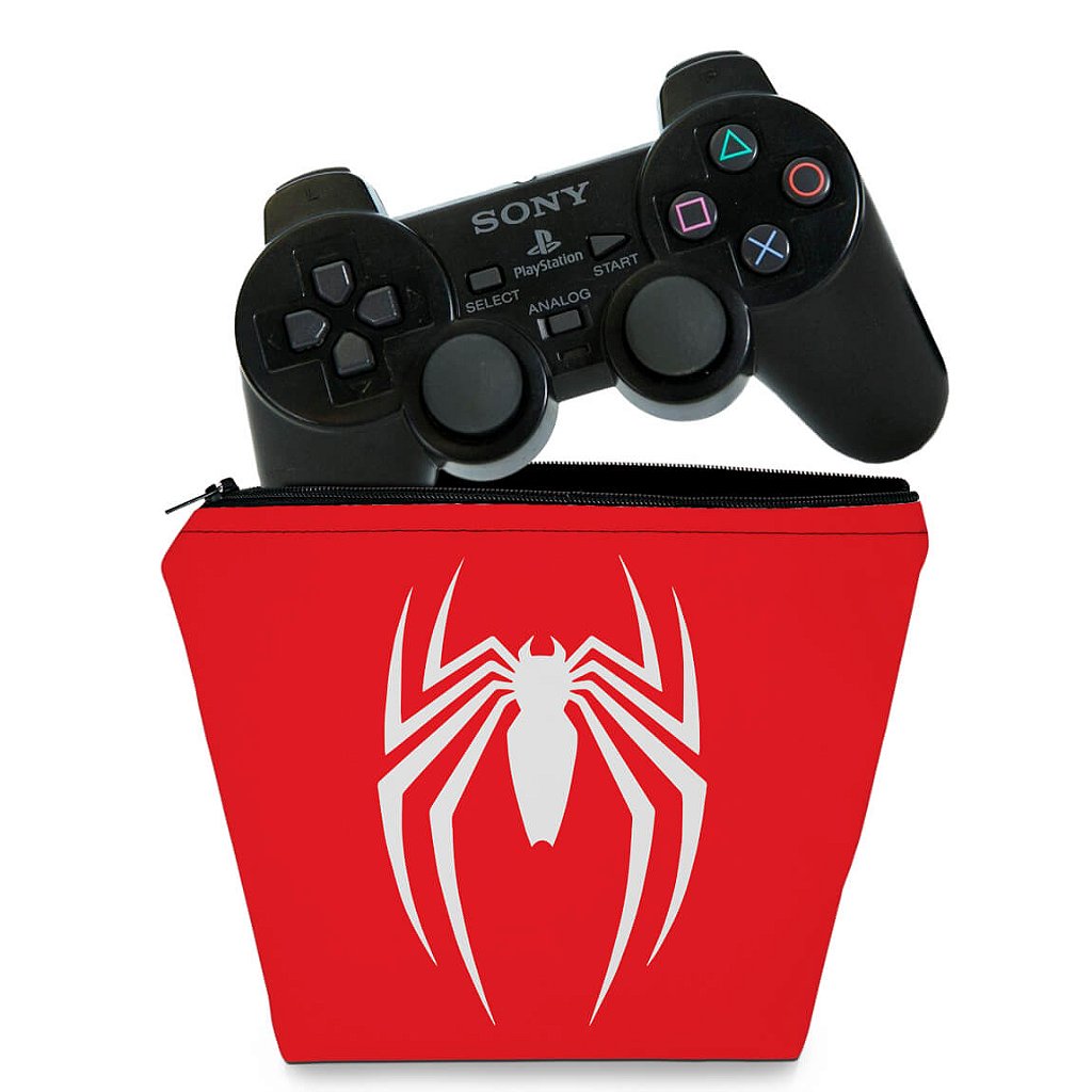 Capa Case PS2 Controle - Spider-man Homem-Aranha