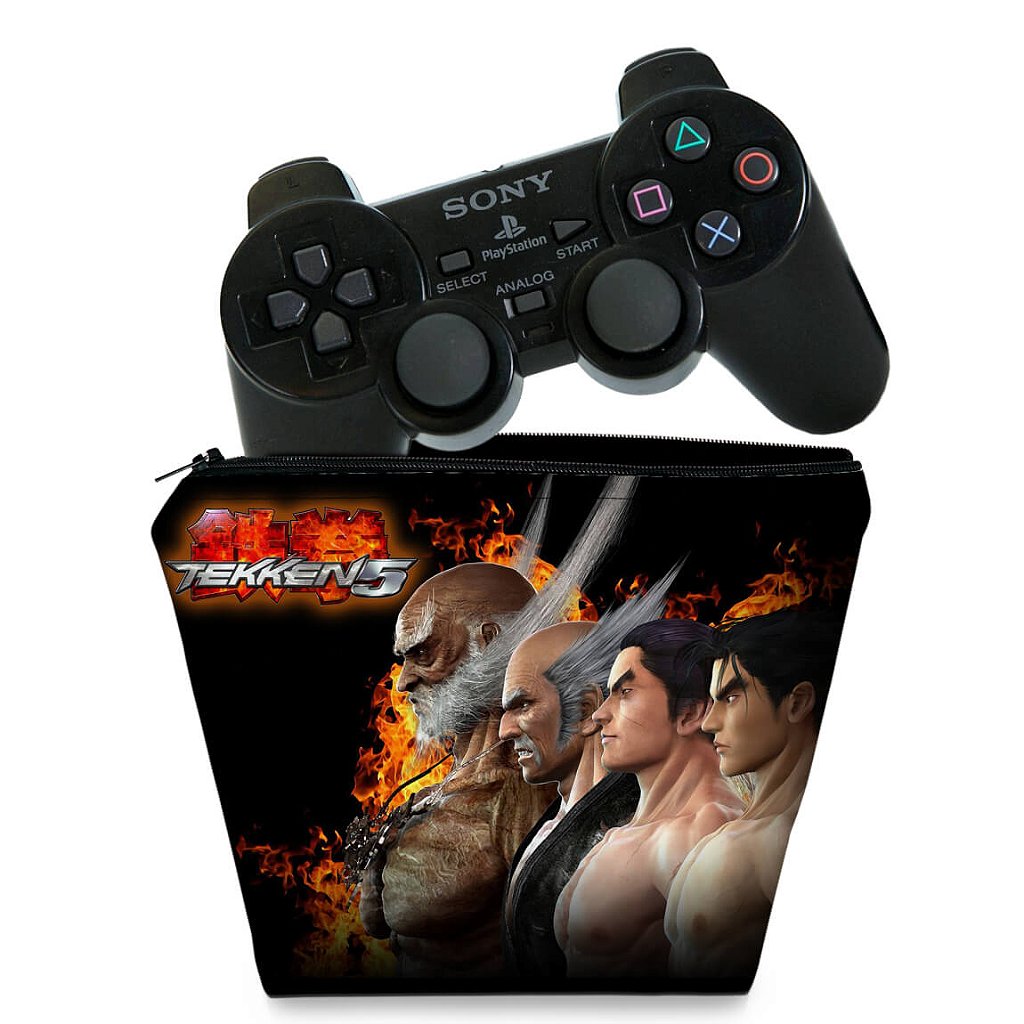 Capa Case PS2 Controle - Tekken 5