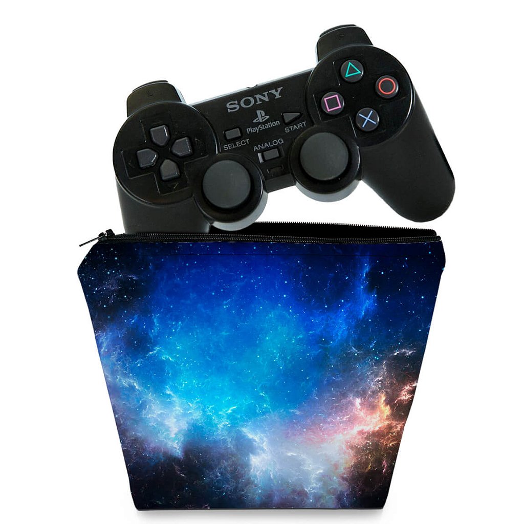 Capa Case PS2 Controle - Universo Cosmos