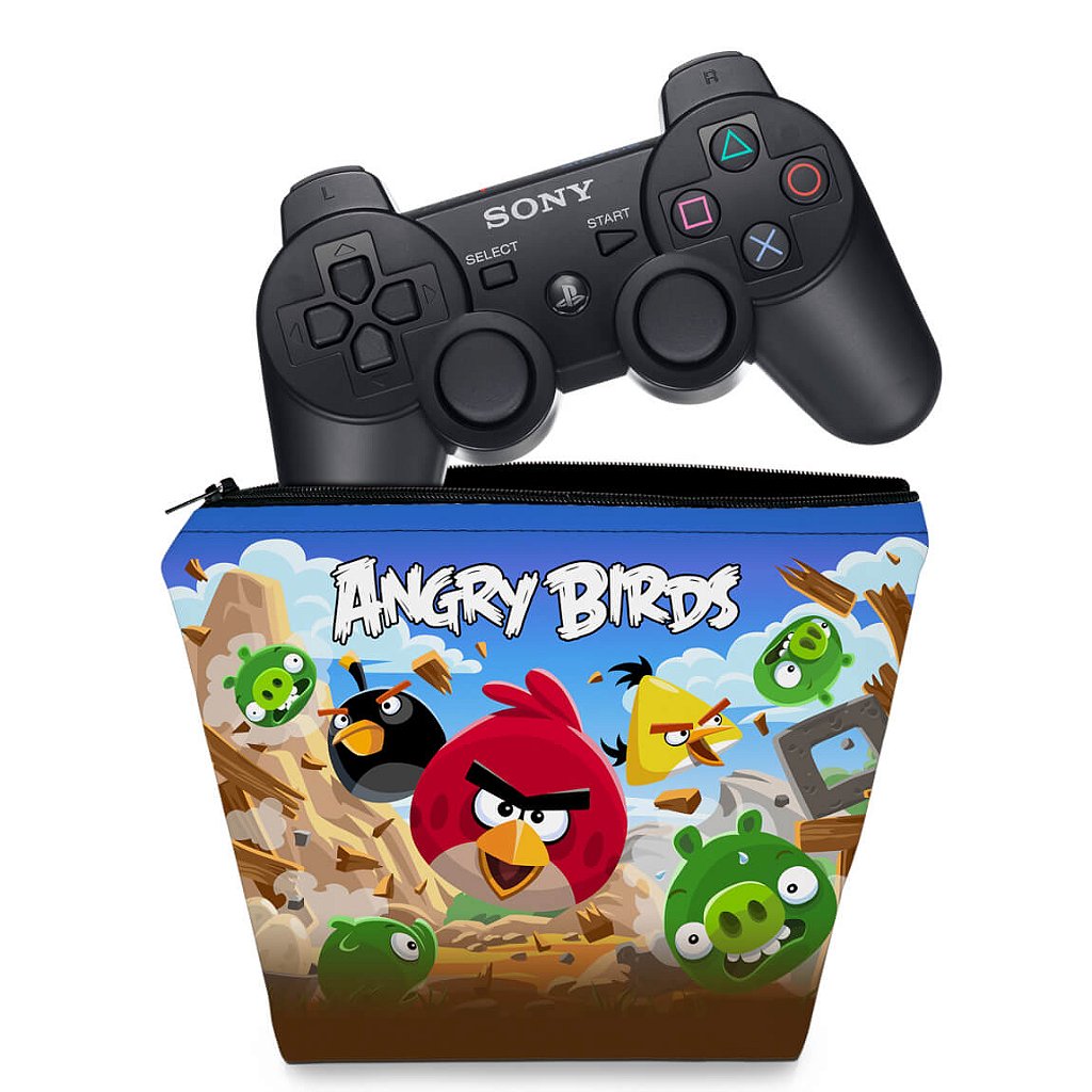 Capa Case PS3 Controle - Angry Birds