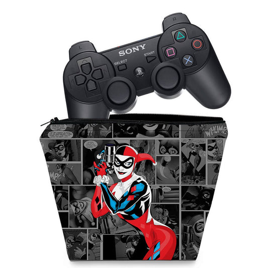 Capa Case PS3 Controle - Arlequina Harley Quinn