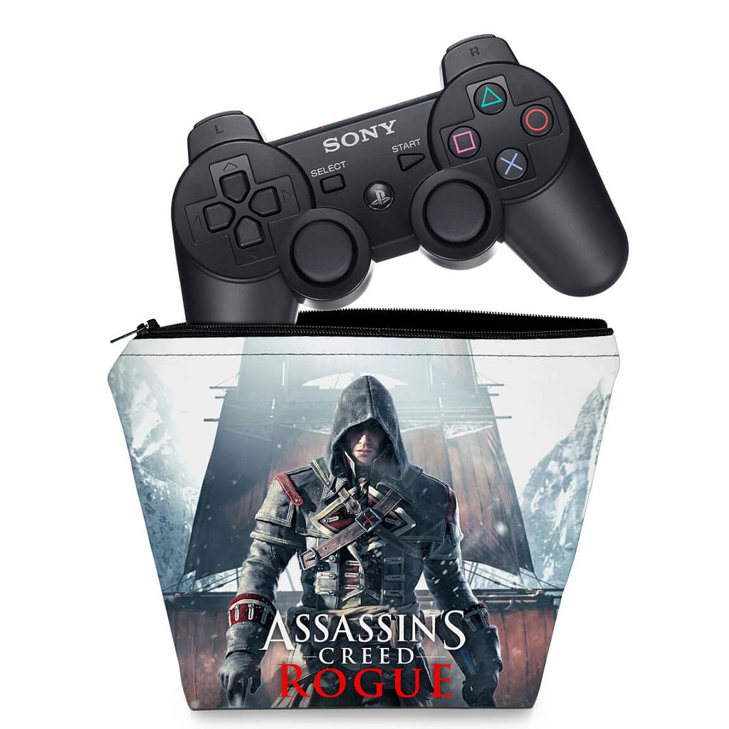 Capa Case PS3 Controle - Assassins Creed Rogue