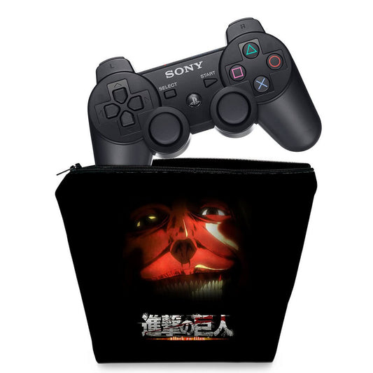 Capa Case PS3 Controle - Attack On Titan #b