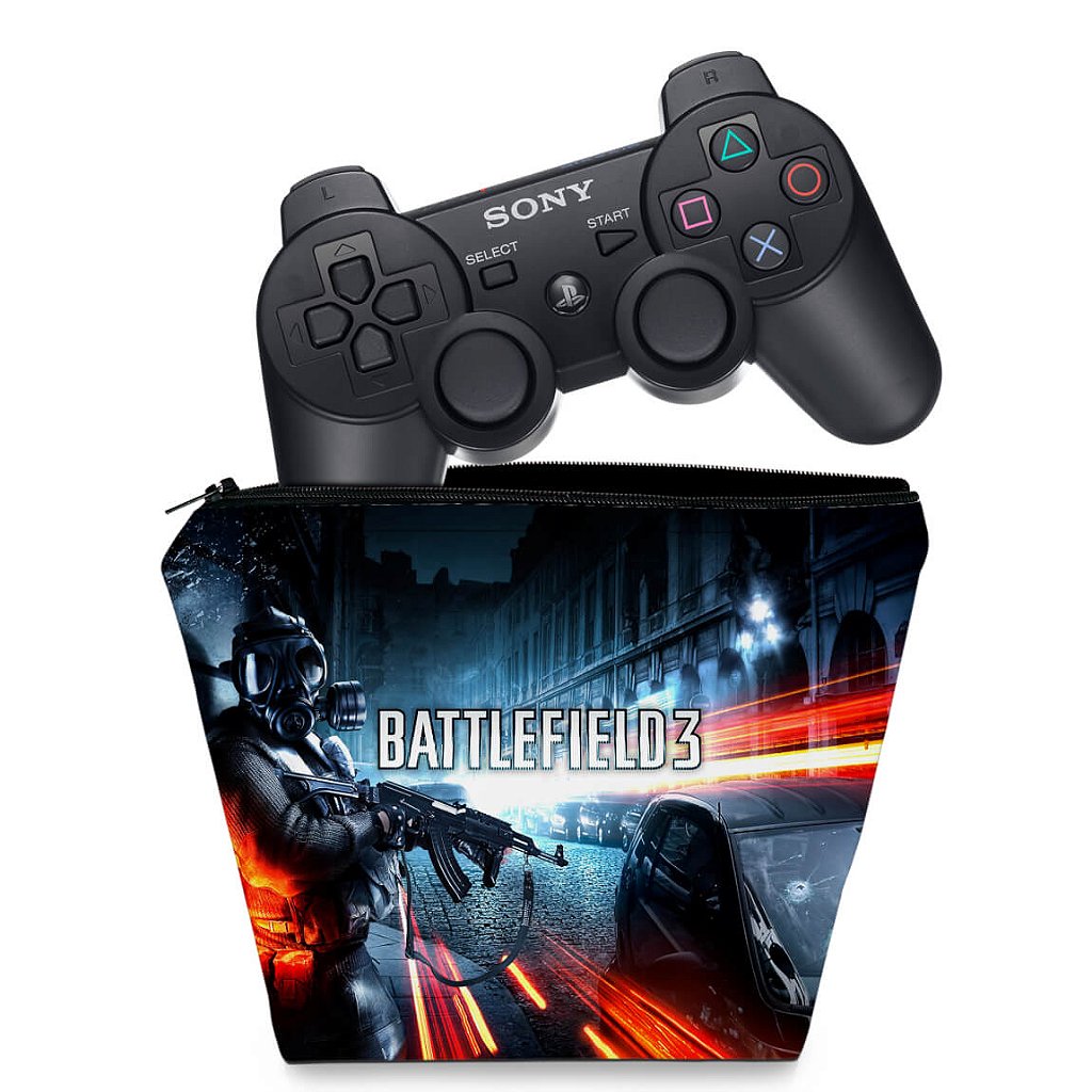 Capa Case PS3 Controle - Battlefield 3