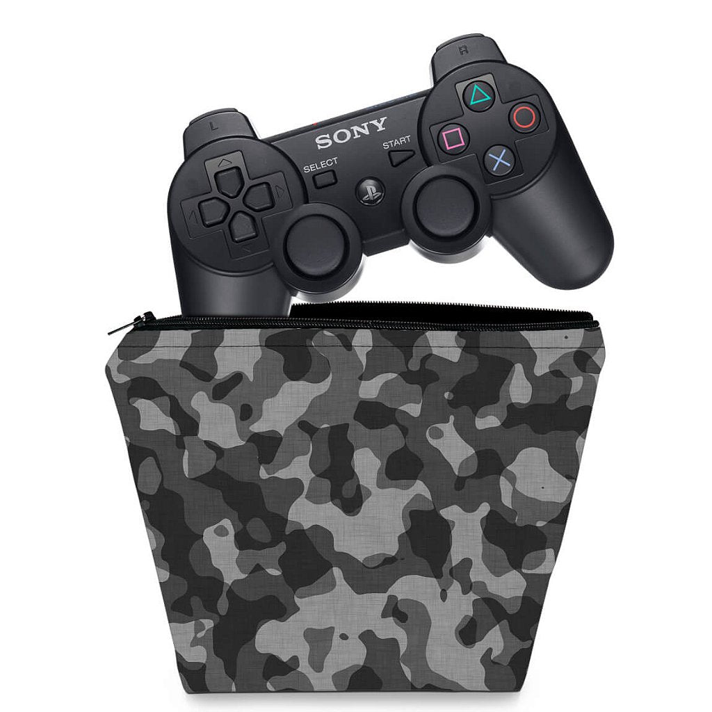 Capa Case PS3 Controle - Camuflado