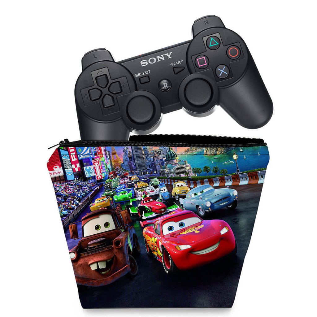 Capa Case PS3 Controle - Carros 2 Cars