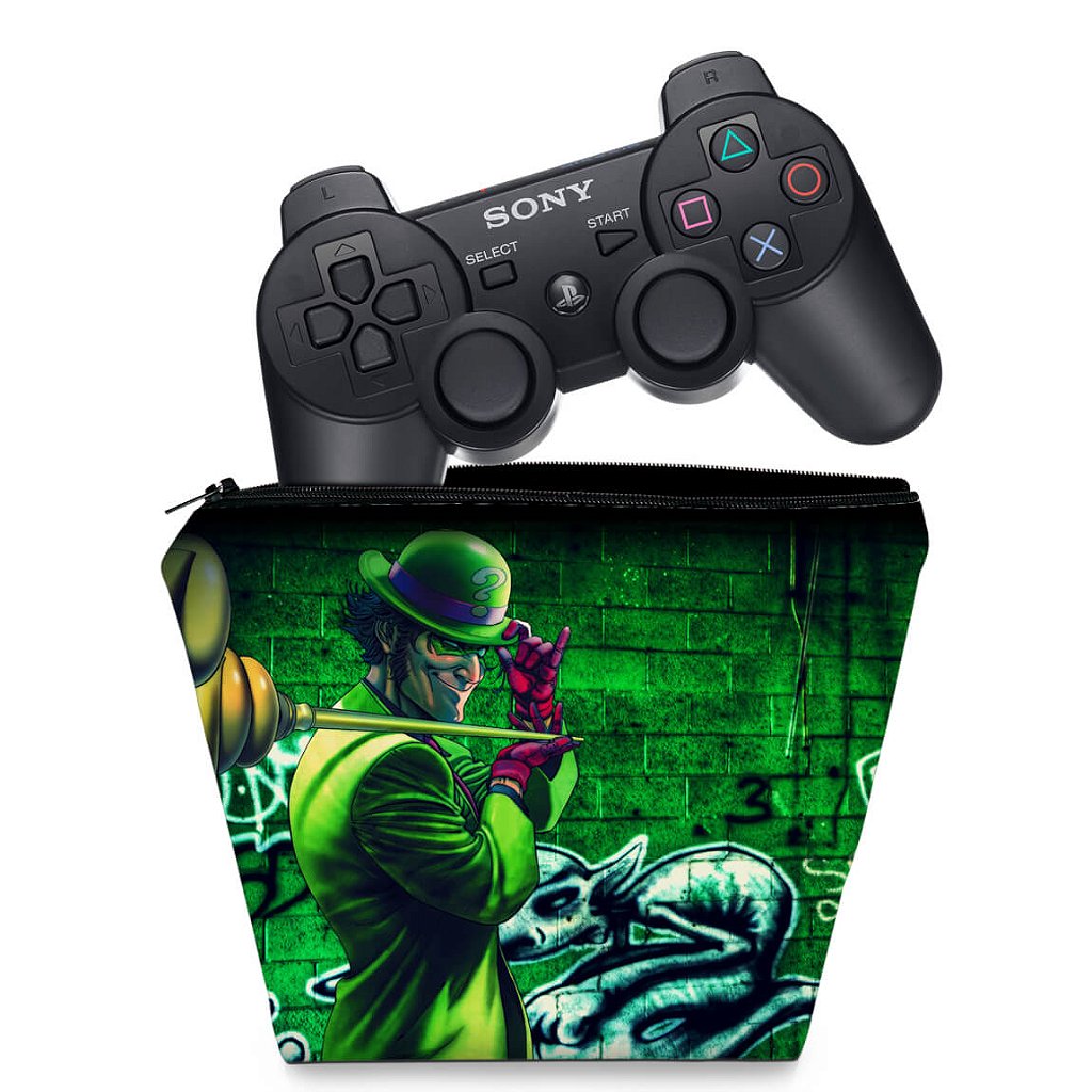 Capa Case PS3 Controle - Charada Batman