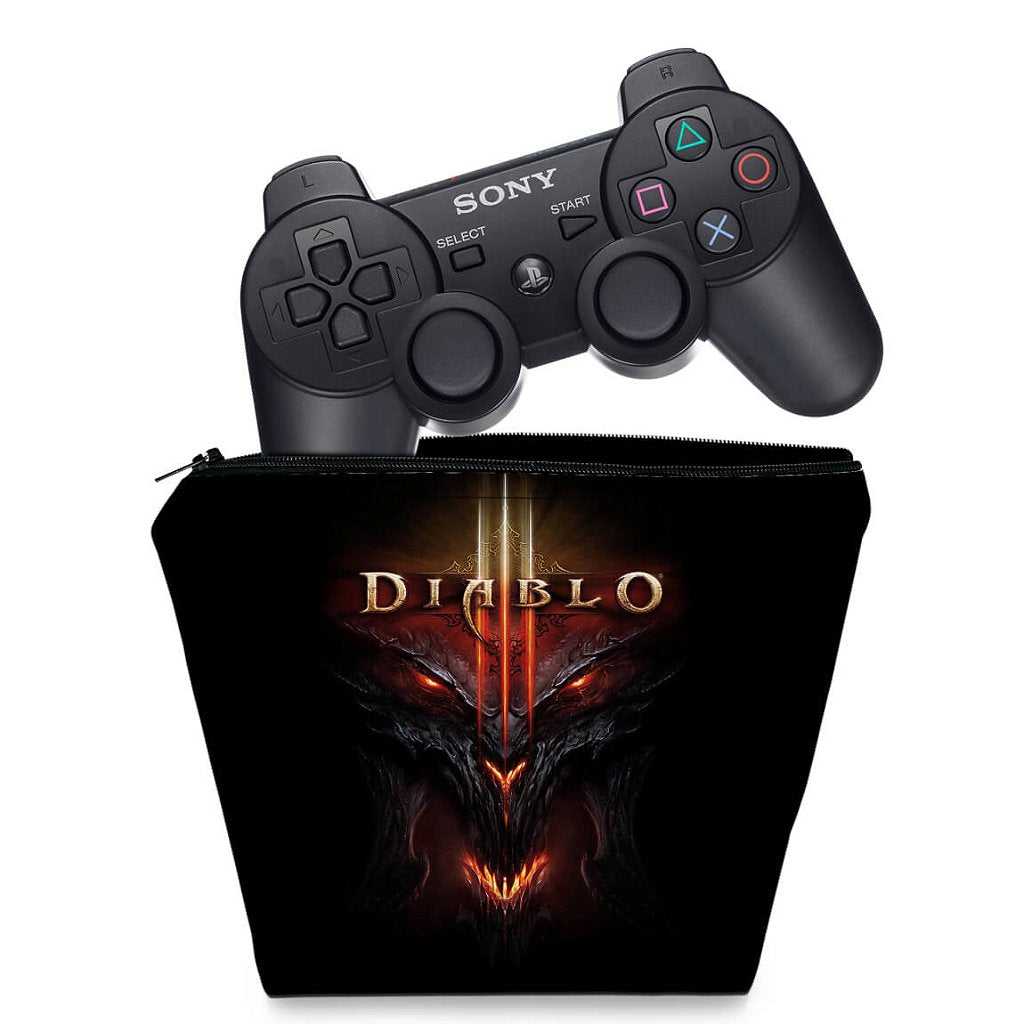 Capa Case PS3 Controle - Diablo 3