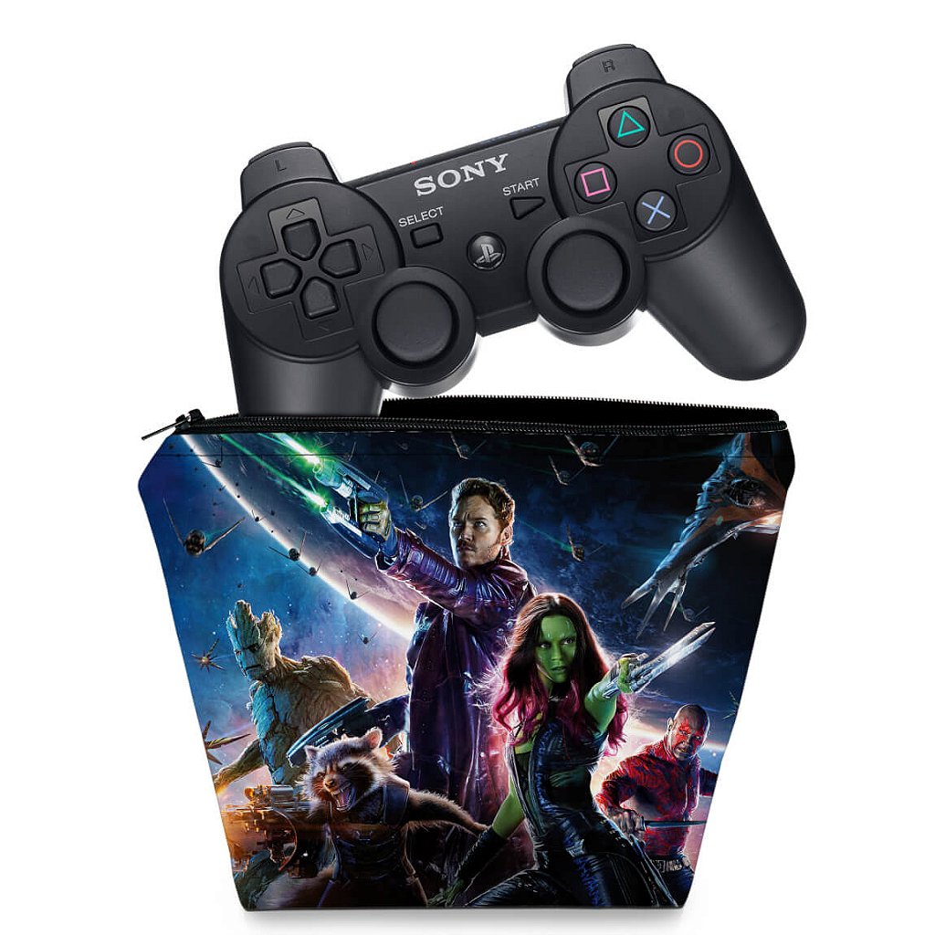 Capa Case PS3 Controle - Guardiões Da Galaxia
