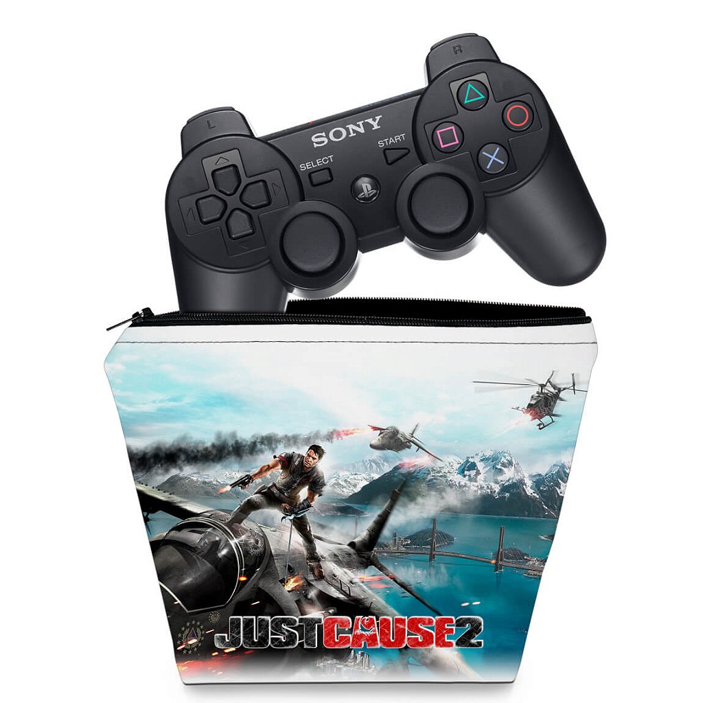 Capa Case PS3 Controle - Just Cause 2