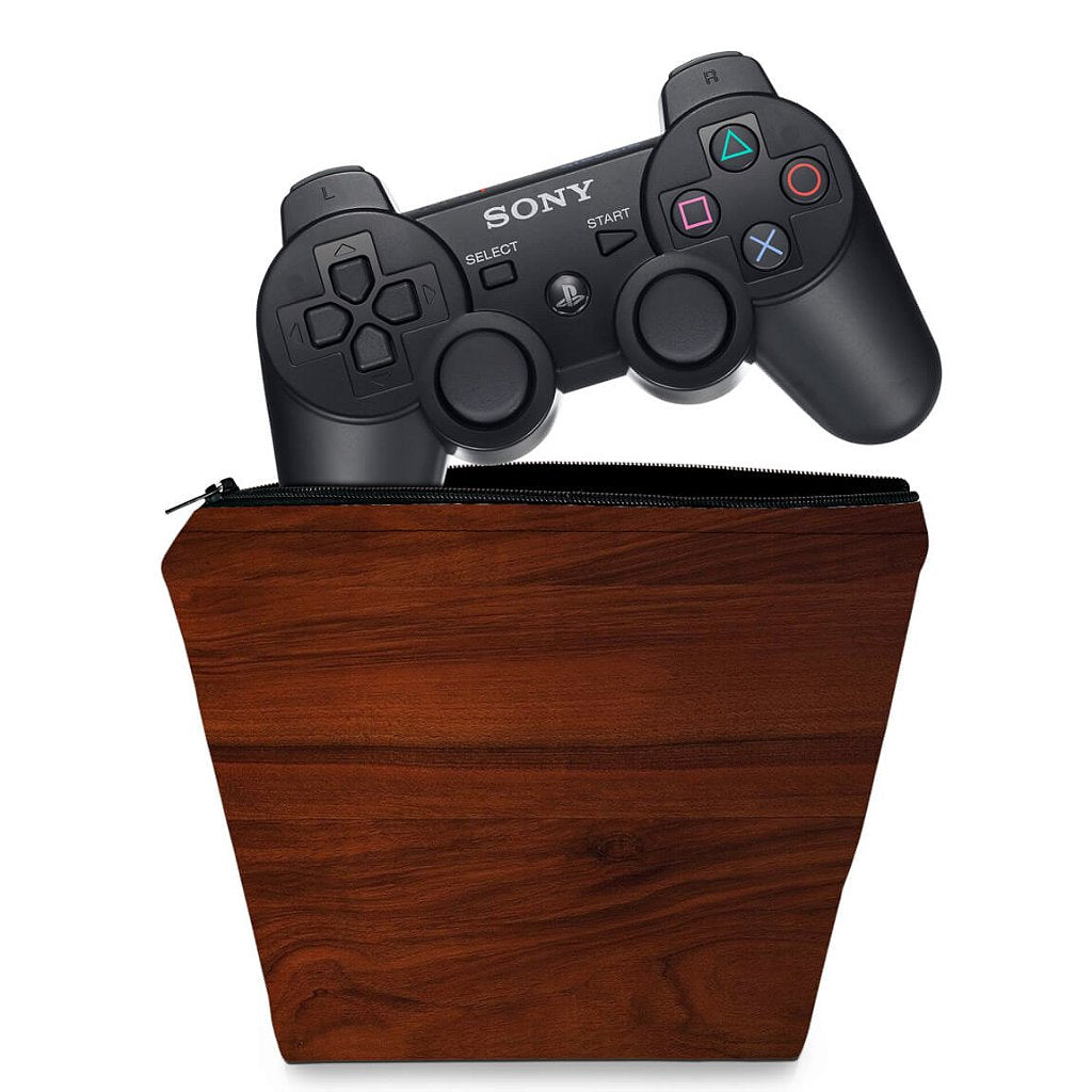 Capa Case PS3 Controle - Madeira #1