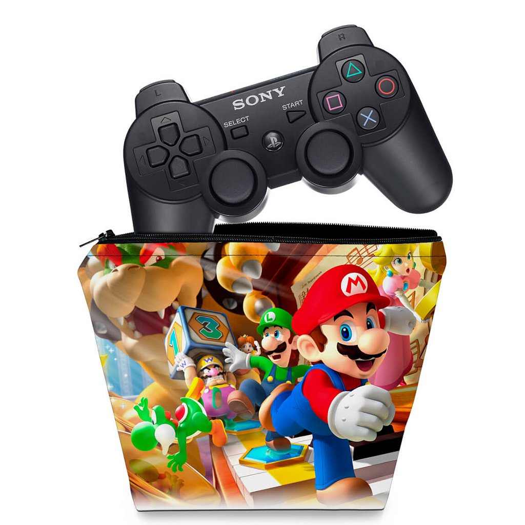 Capa Case PS3 Controle - Mario Party