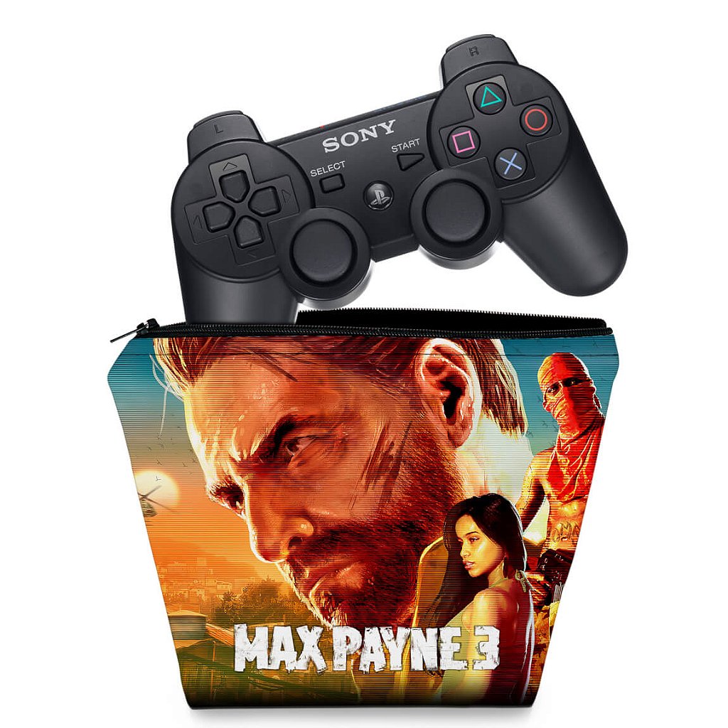 Capa Case PS3 Controle - Max Payne 3