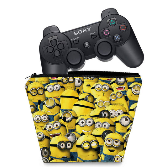 Capa Case PS3 Controle - Minions