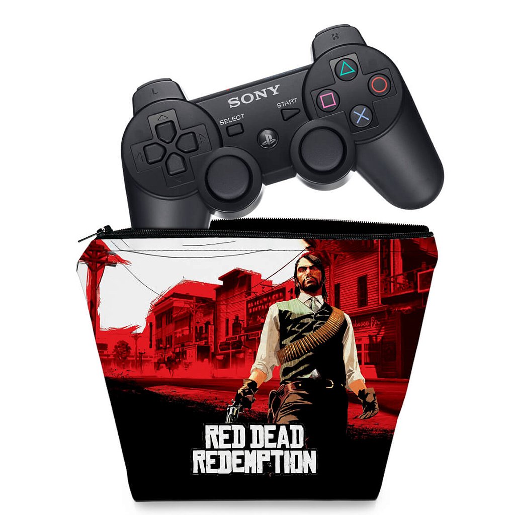 Capa Case PS3 Controle - Red Dead Redemption