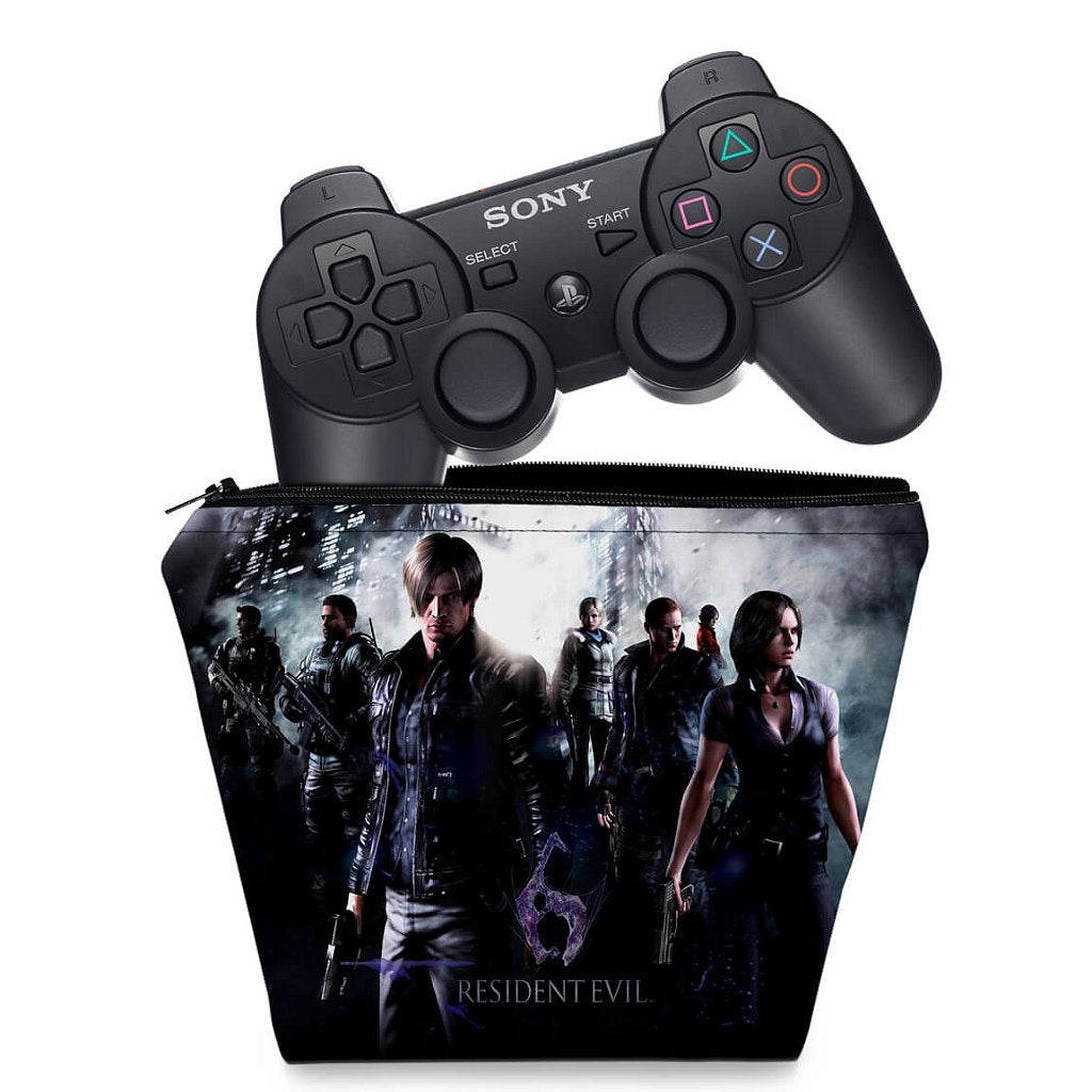 Capa Case PS3 Controle - Resident Evil 6