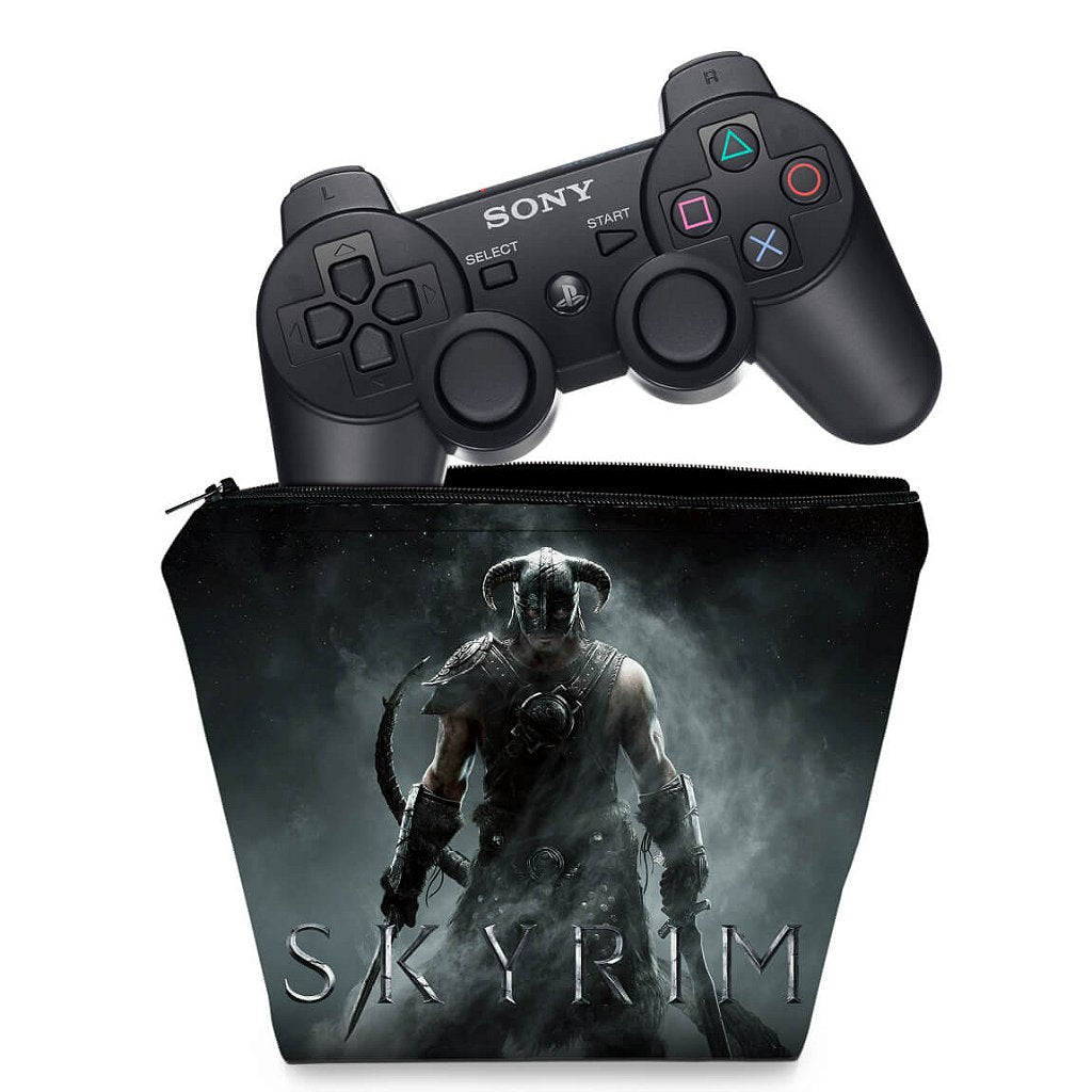 Capa Case PS3 Controle - Skyrim