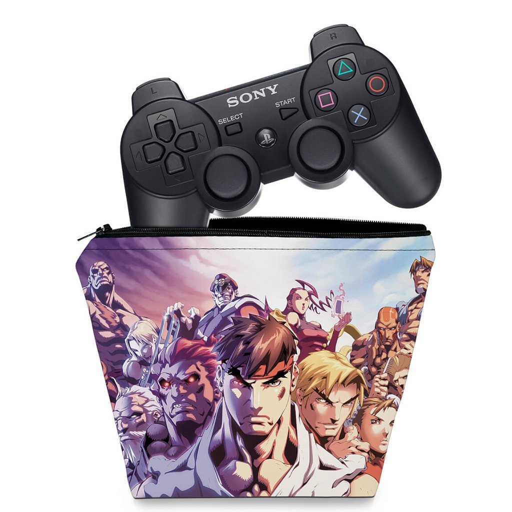 Capa Case PS3 Controle - Street Fighter