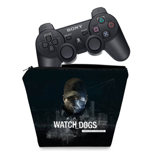 Capa Case PS3 Controle - Watch Dogs
