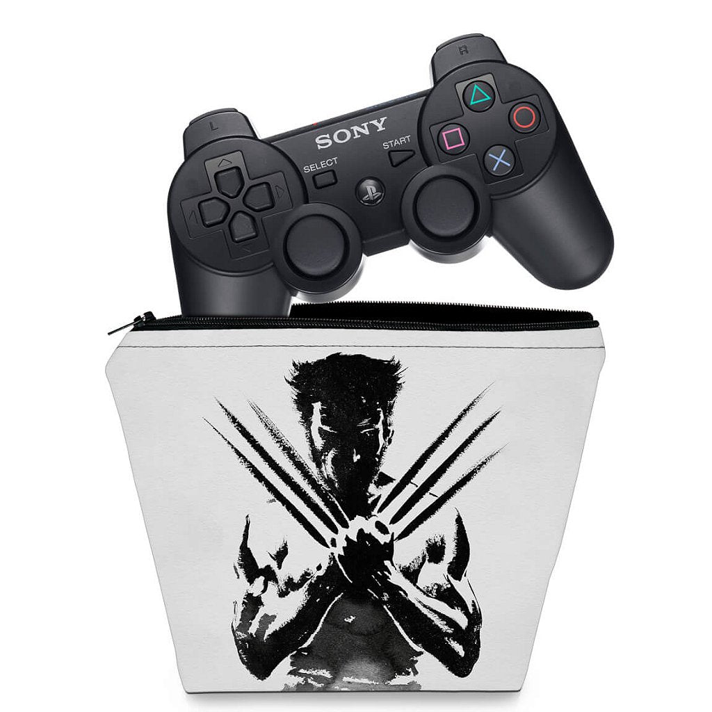 Capa Case PS3 Controle - Wolverine X-men