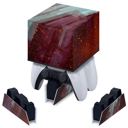 Capa PS5 Base de Carregamento Controle - Abstrato #100