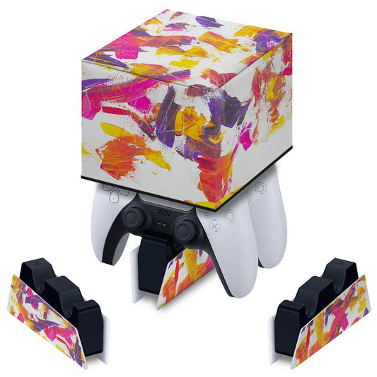 Capa PS5 Base de Carregamento Controle - Abstrato #103