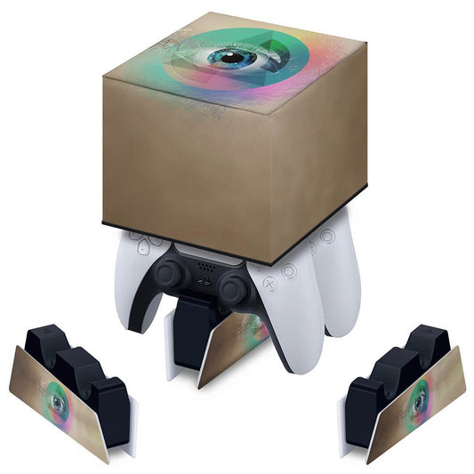 Capa PS5 Base de Carregamento Controle - Abstrato #89