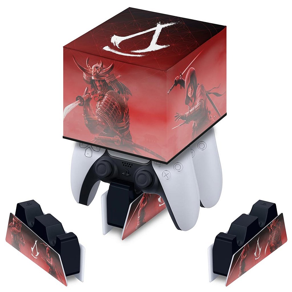 Capa PS5 Base de Carregamento Controle - Assassin's Creed Shadows
