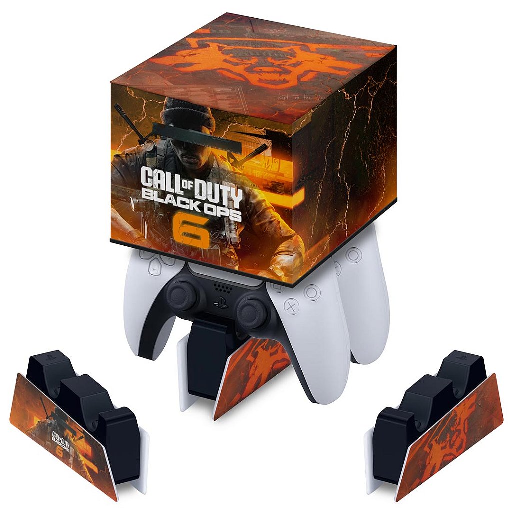 Capa PS5 Base de Carregamento Controle - Call of Duty Black Ops 6