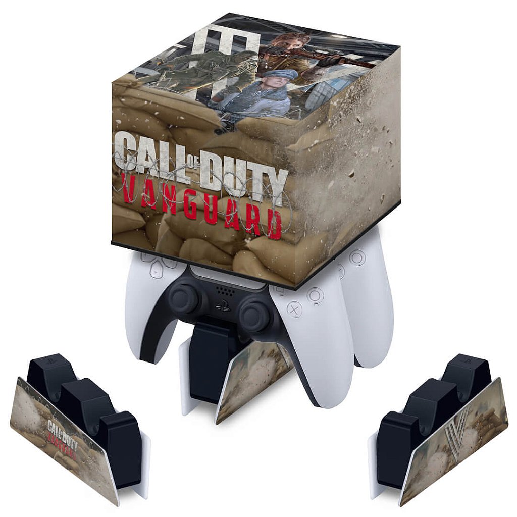 Capa PS5 Base de Carregamento Controle - Call of Duty Vanguard
