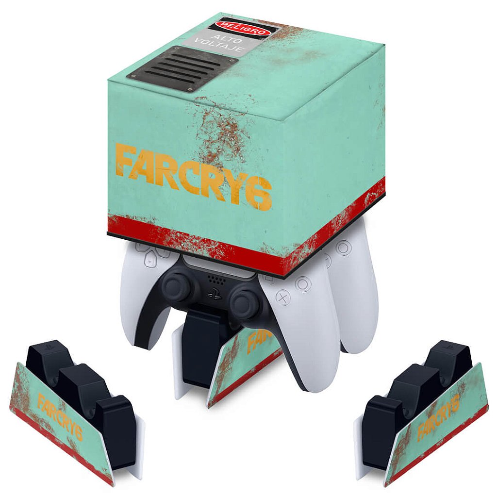 Capa PS5 Base de Carregamento Controle - Far Cry 6