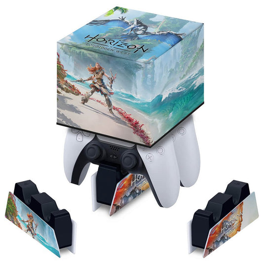 Capa PS5 Base de Carregamento Controle - Horizon Forbidden West