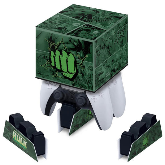 Capa PS5 Base de Carregamento Controle - Hulk Comics