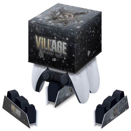 Capa PS5 Base de Carregamento Controle - Resident Evil Village