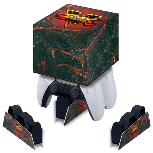 Capa PS5 Base de Carregamento Controle - Street Fighter V