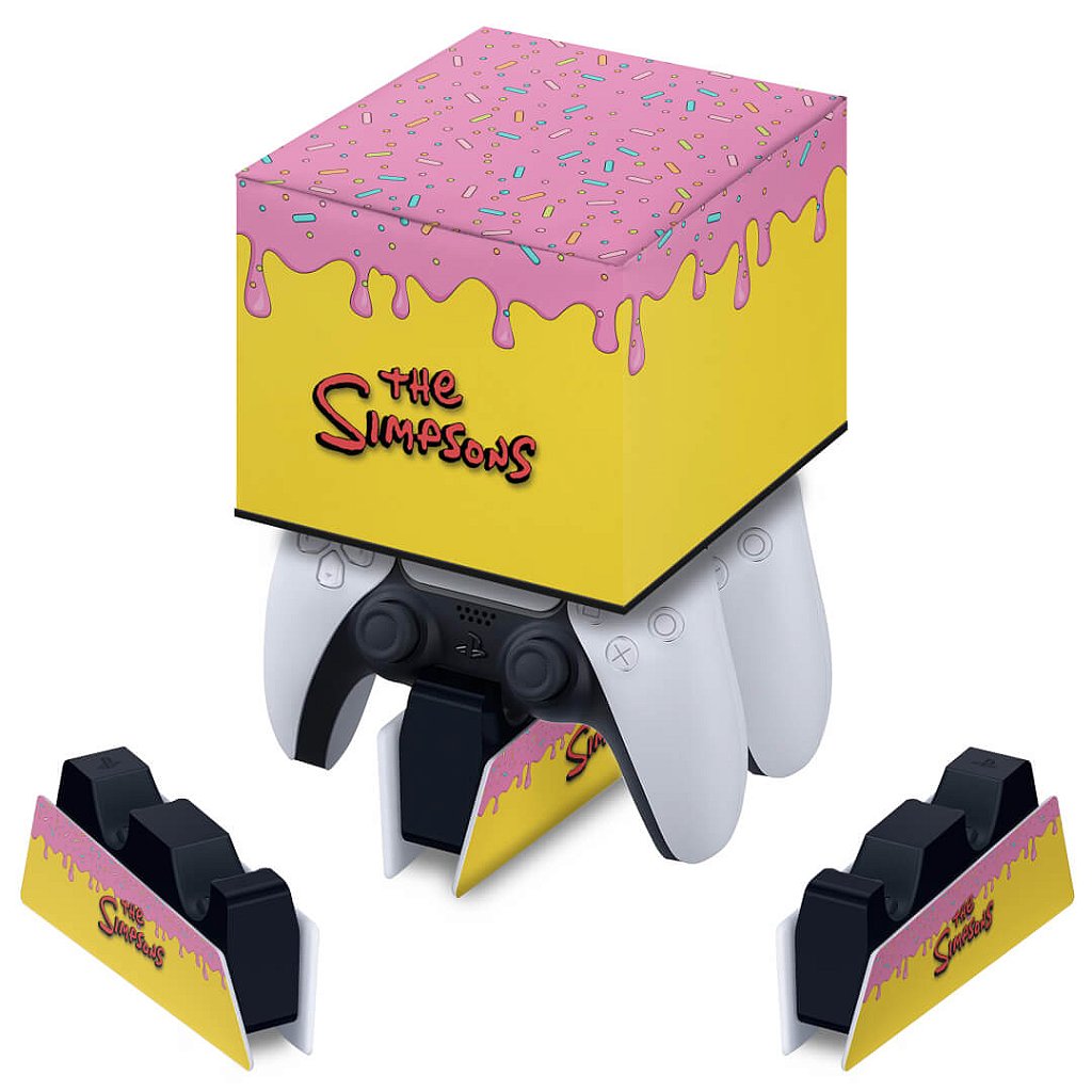Capa PS5 Base de Carregamento Controle - The Simpsons