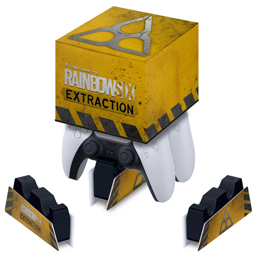 Capa PS5 Base de Carregamento Controle - Tom Clancy's Rainbow Six Siege Extraction