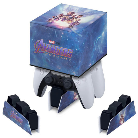 Capa PS5 Base de Carregamento Controle - Vingadores Ultimato Endgame