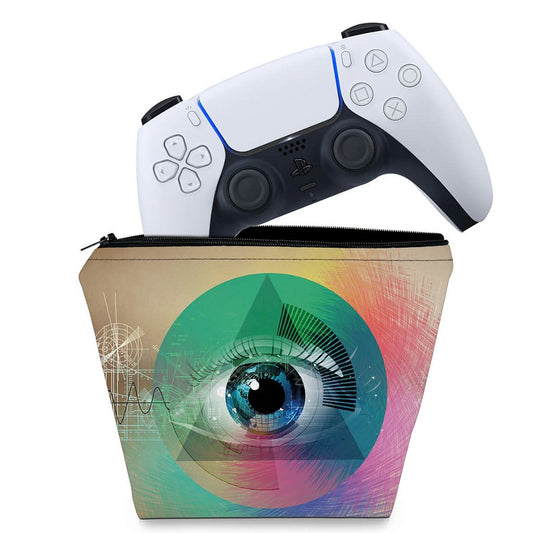 Capa Case PS5 Controle - Abstrato #89