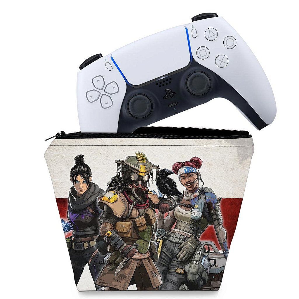 Capa Case PS5 Controle - Apex Legends