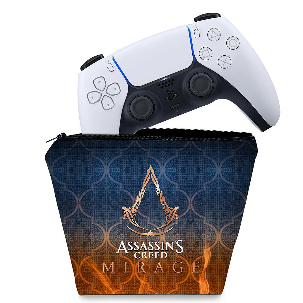 Capa Case PS5 Controle - Assassin's Creed Mirage