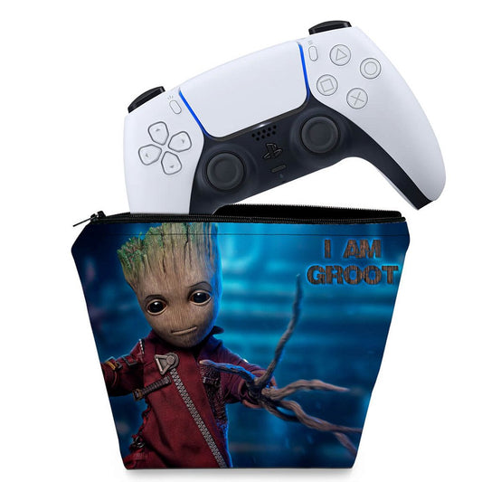 Capa Case PS5 Controle - Baby Groot