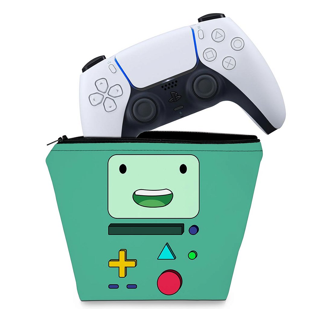 Capa Case PS5 Controle - BMO Hora de Aventura