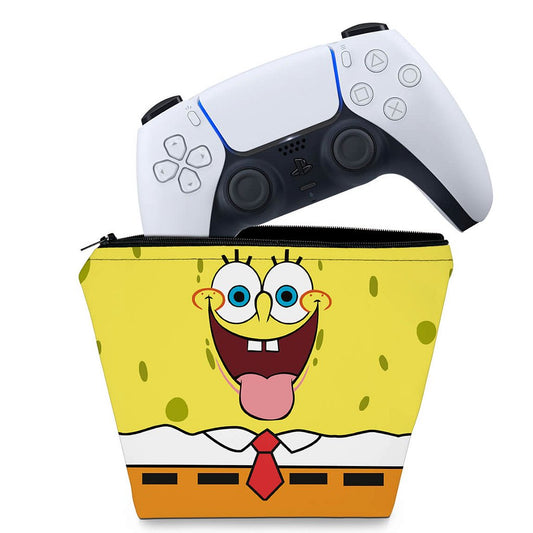 Capa Case PS5 Controle - Bob Esponja