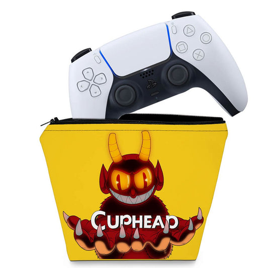 Capa Case PS5 Controle - Cuphead