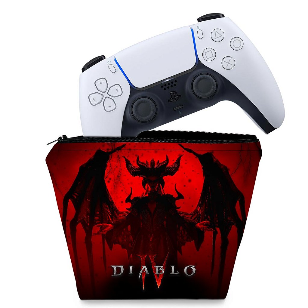 Capa Case PS5 Controle - Diablo IV 4